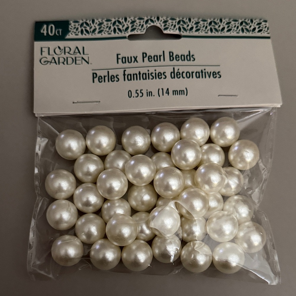 Floral Garden Faux Pearl Beads